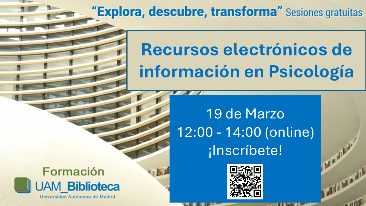 Curso recursos electrónicos de información en psicología
