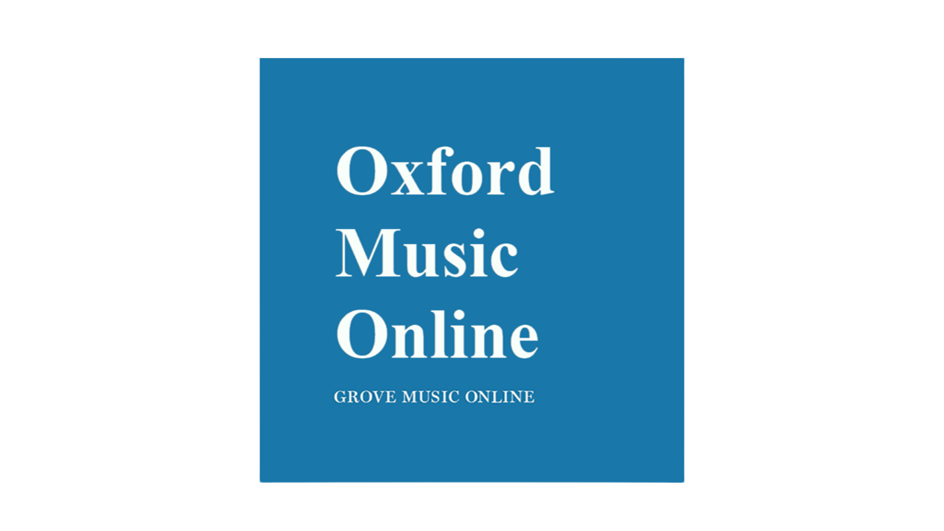 Oxford Music Online