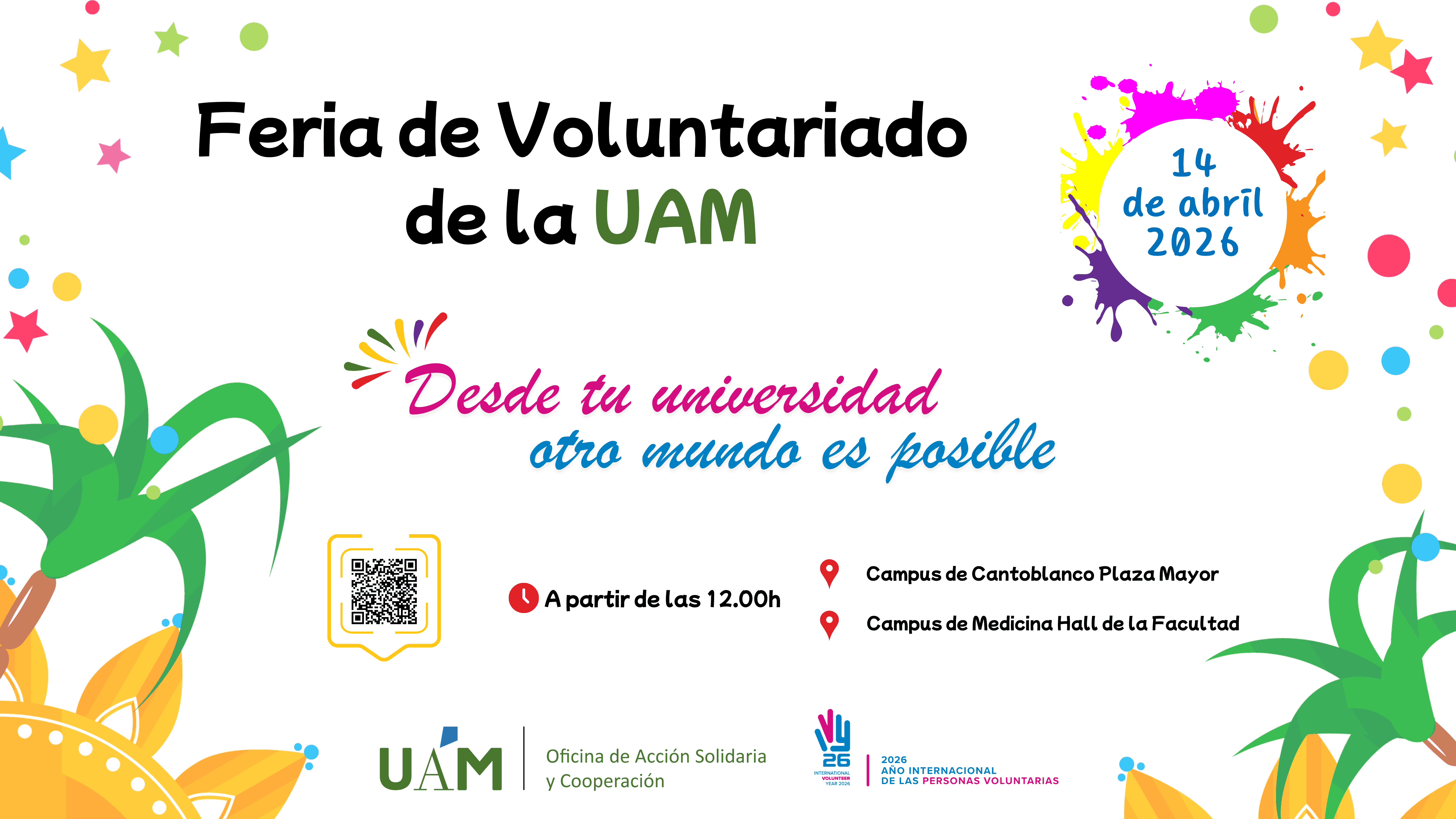 OASC IMG N_Anuncio de la Feria de Voluntariado de la UAM