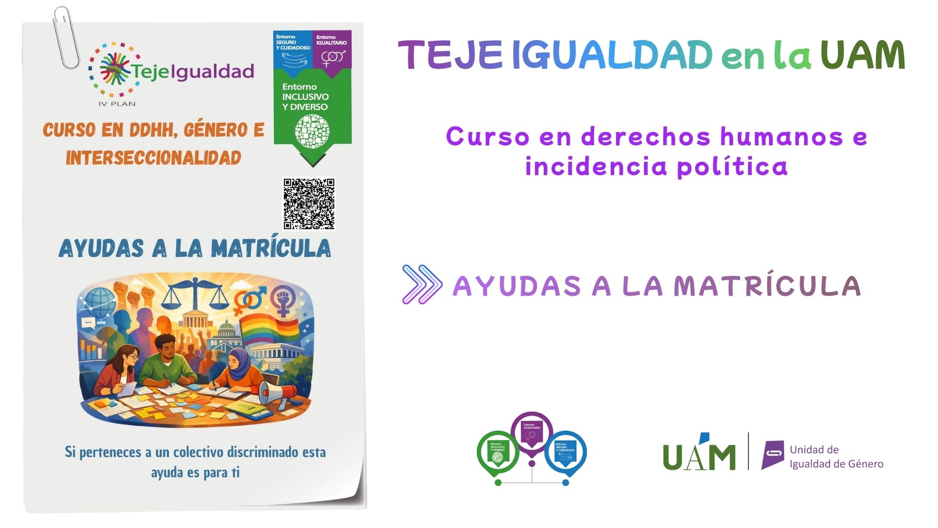 TejeIgualdad_Curso Convocatoria de Ayudas a la Matrícula