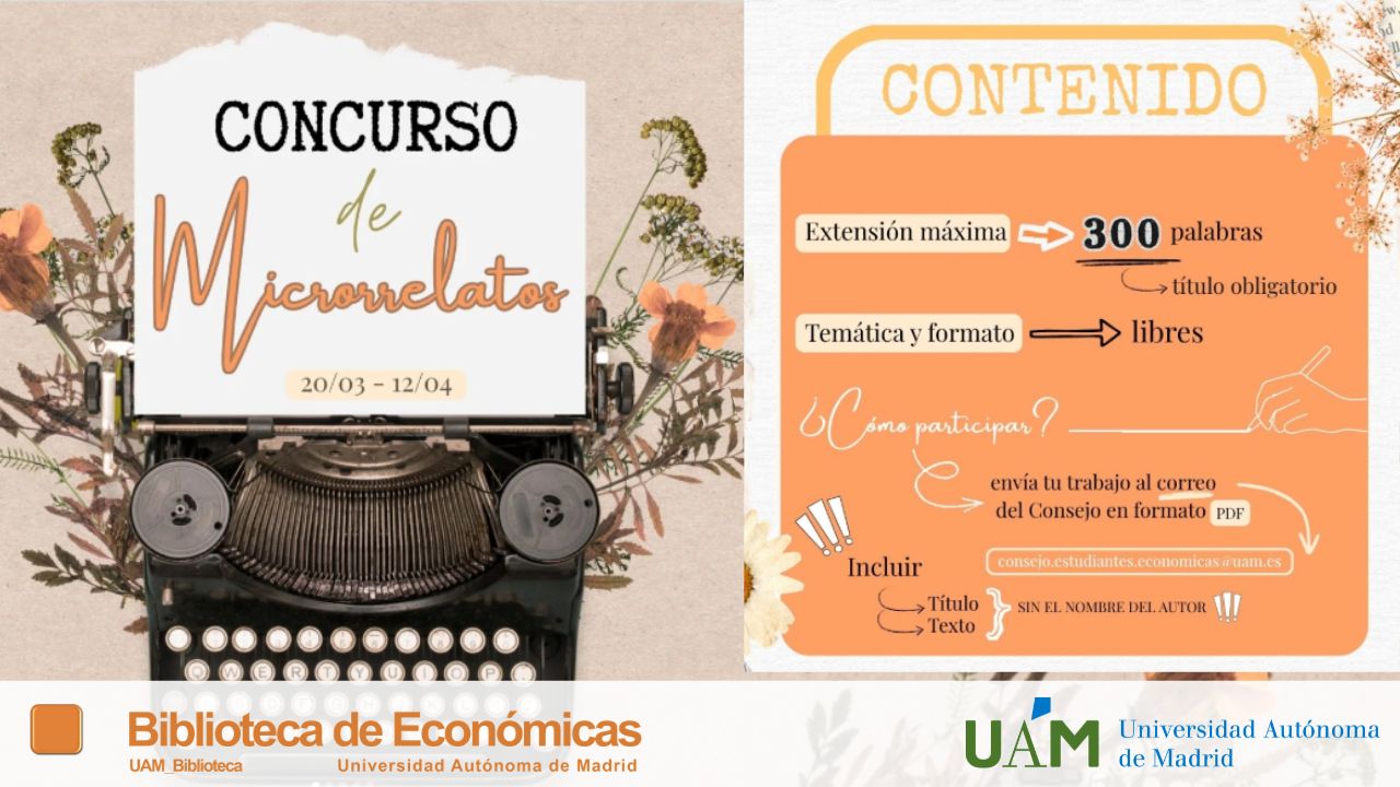 Cartel publicitando el Resumen de la campaña de sexenios 2025 de la Biblioteca de Económicas UAM