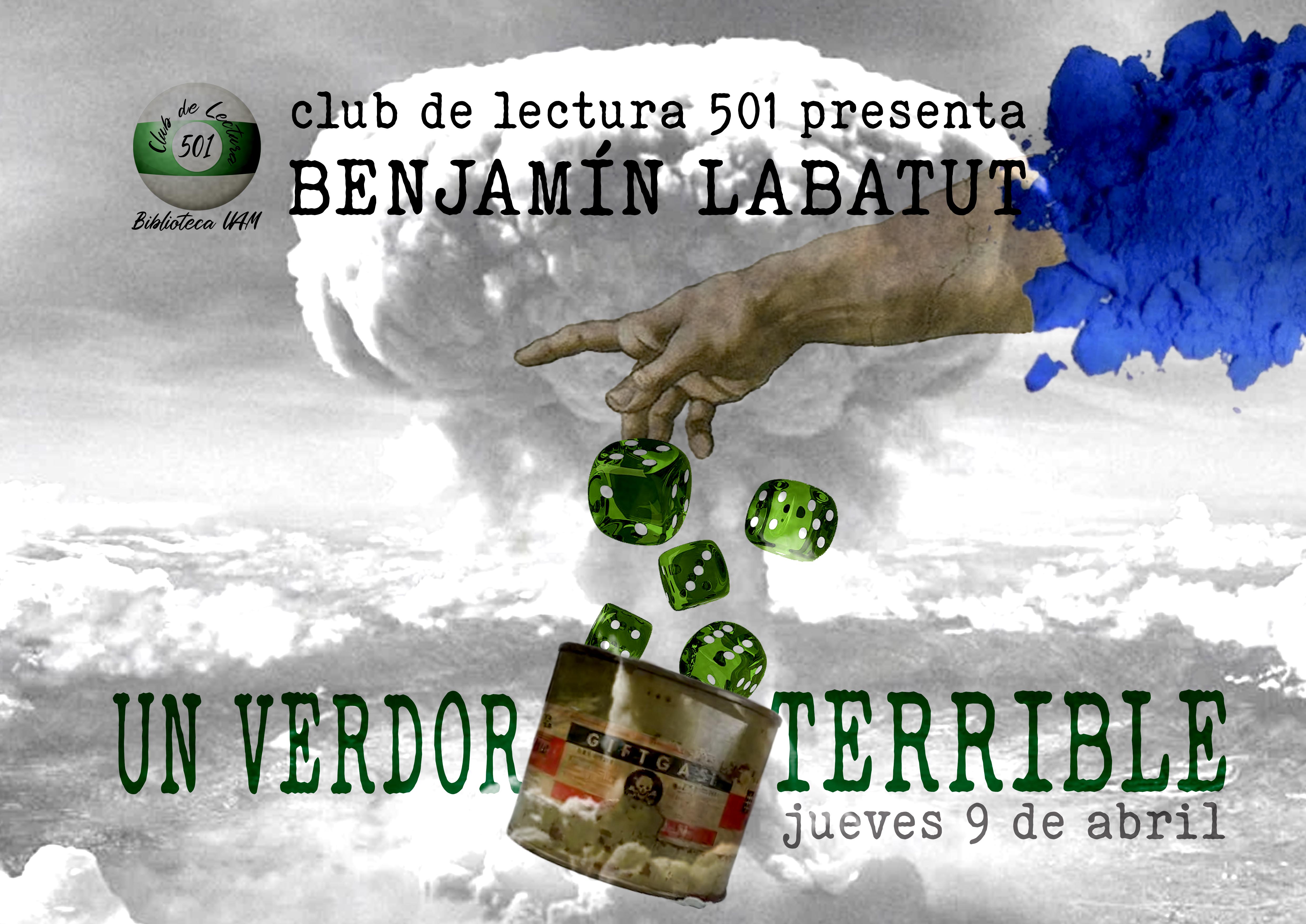 Club de Lectura 501 presenta Benjamín Labatut,