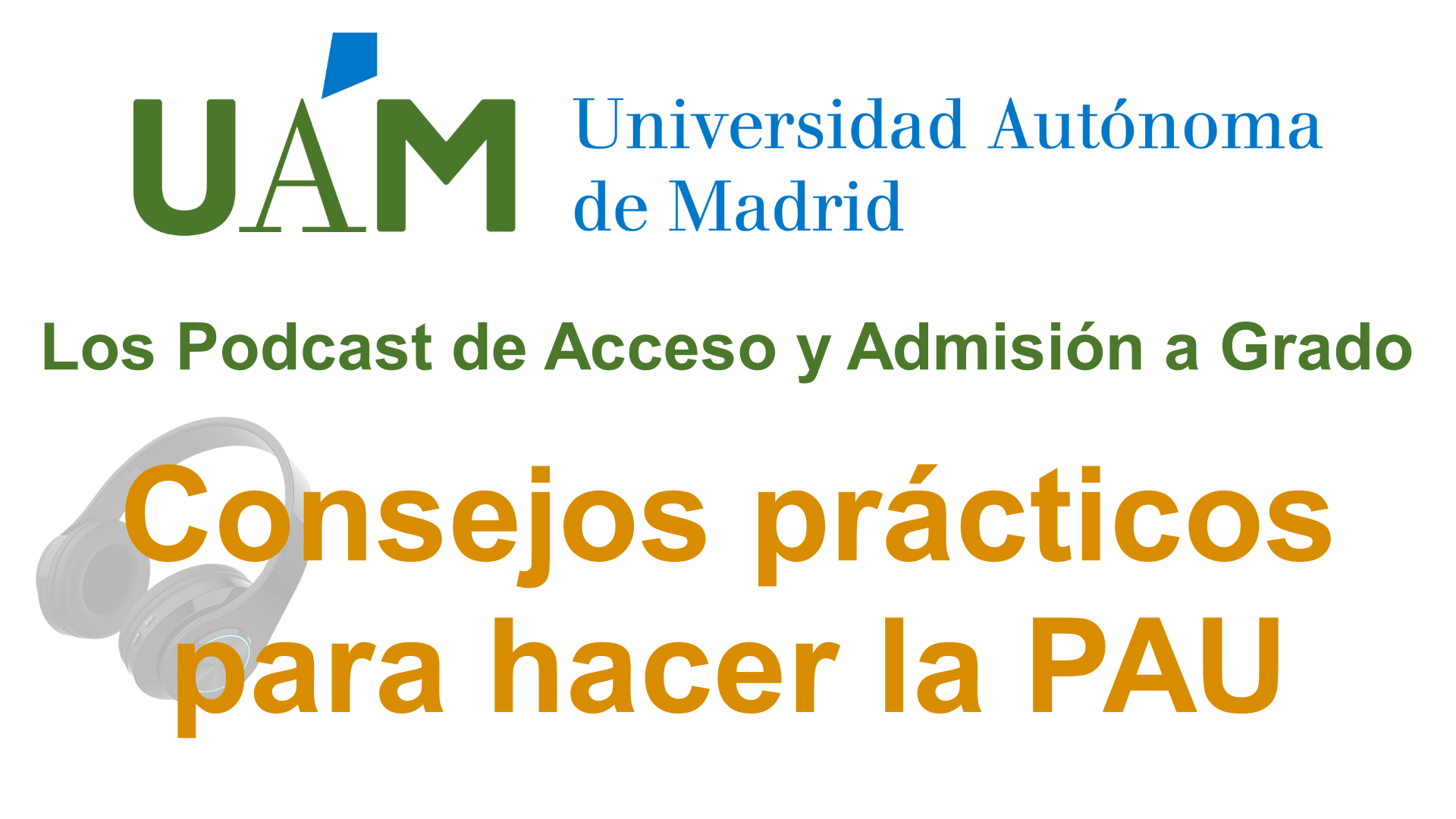 Consejos prácticos para la PAU