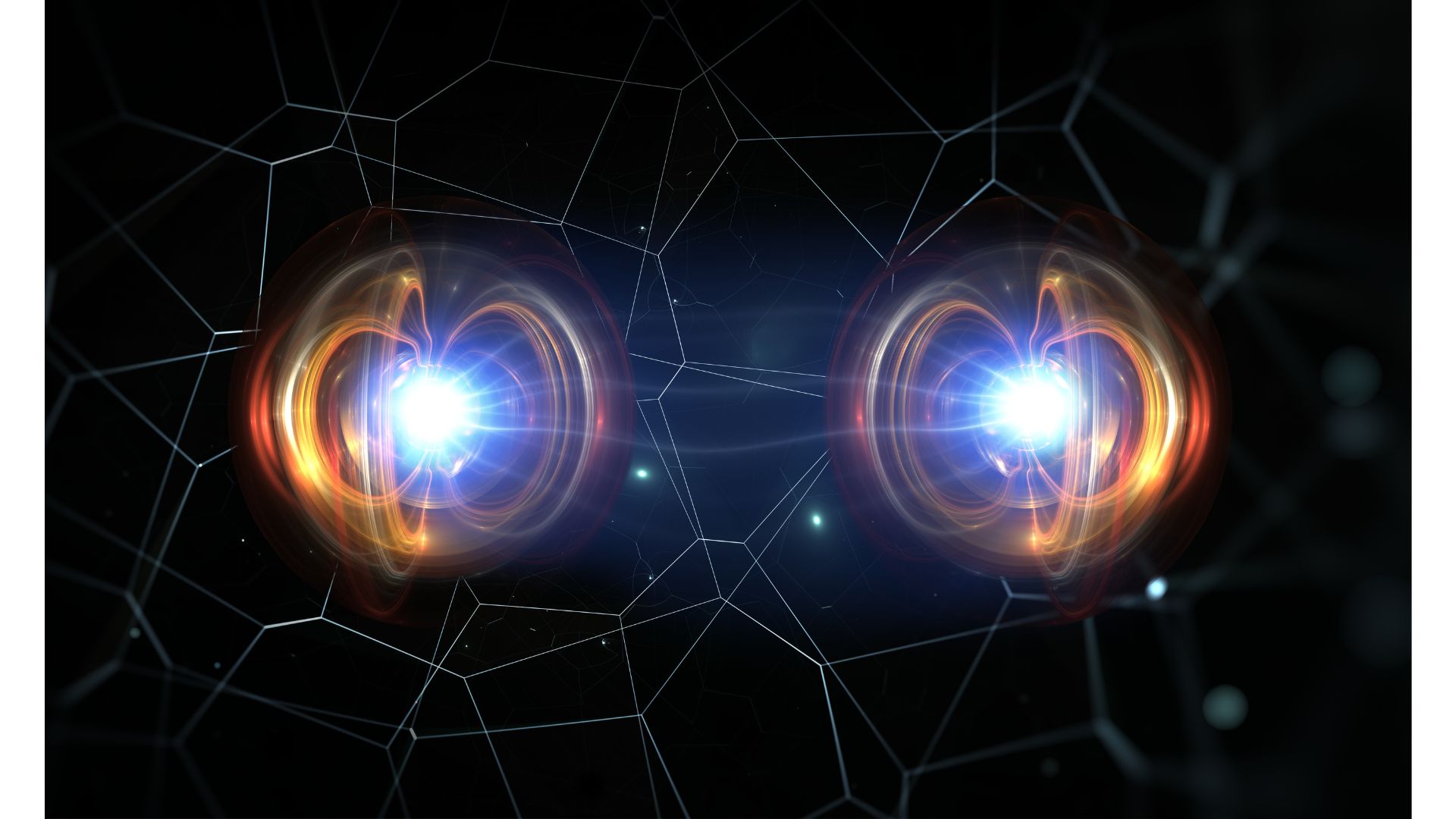 Representación artística del entrelazamiento cuántico. Jurik Peter/Shutterstock.