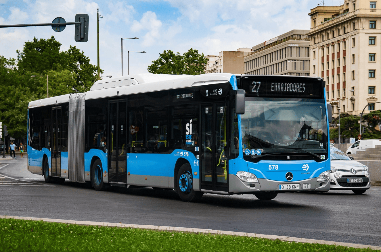Autobús en Madrid