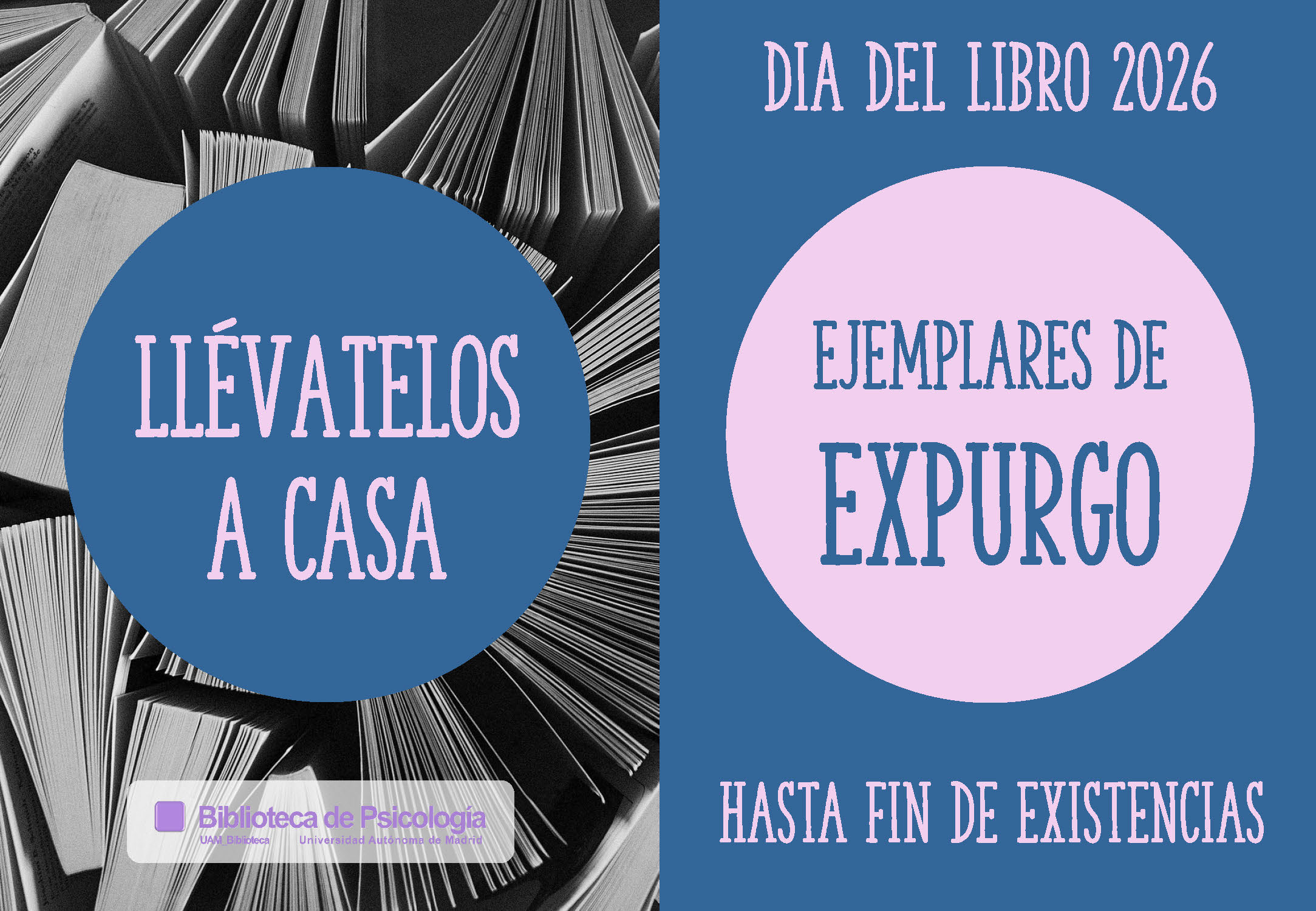 Expurgo por el Día del Libro 2026