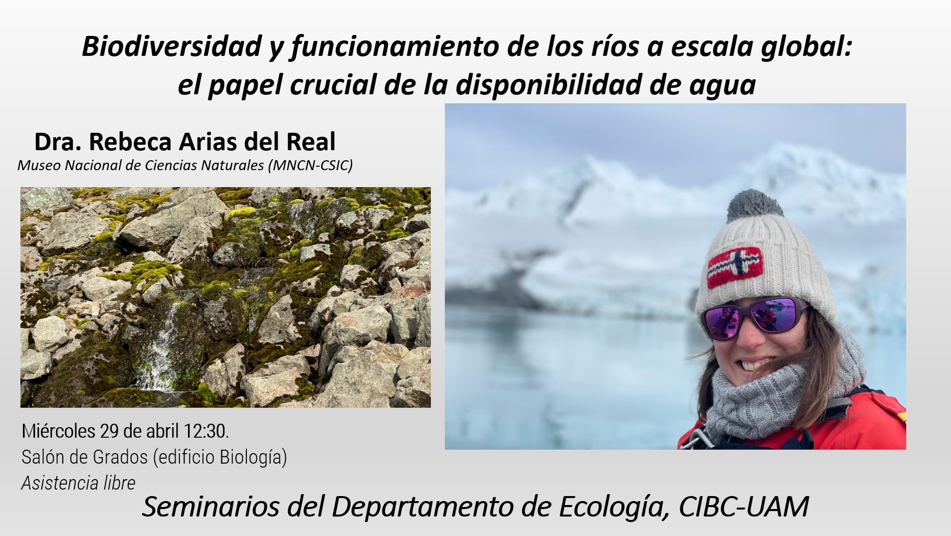 Montaje de imágenes de la investigación y datos conferencias
