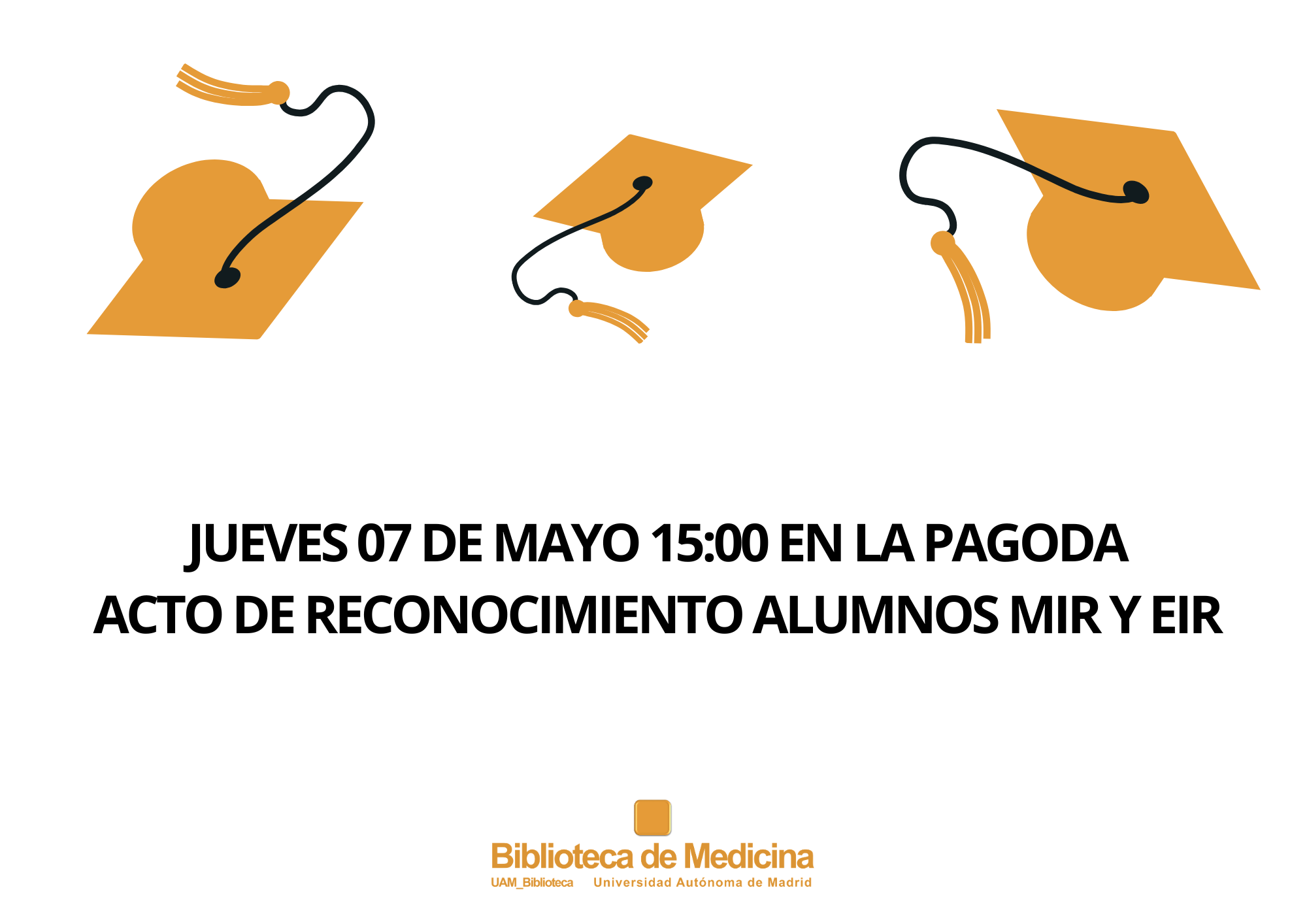 Acto reconocimiento estudiantes MIR y EIR