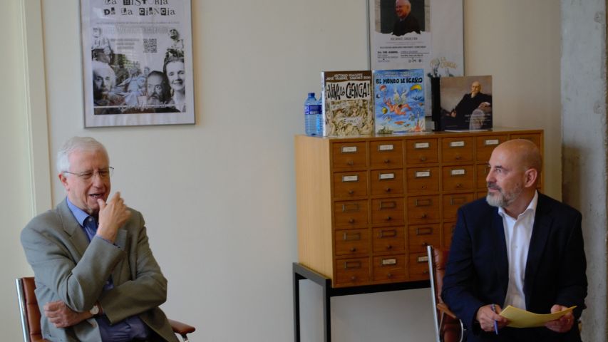 Charla coloquio con Sánchez Ron en la Biblioteca de Ciencias el viernes 24 de abril a las 11:30 horas