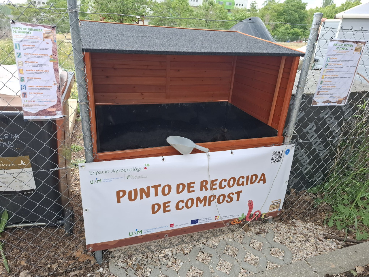 punto de recogida de compos