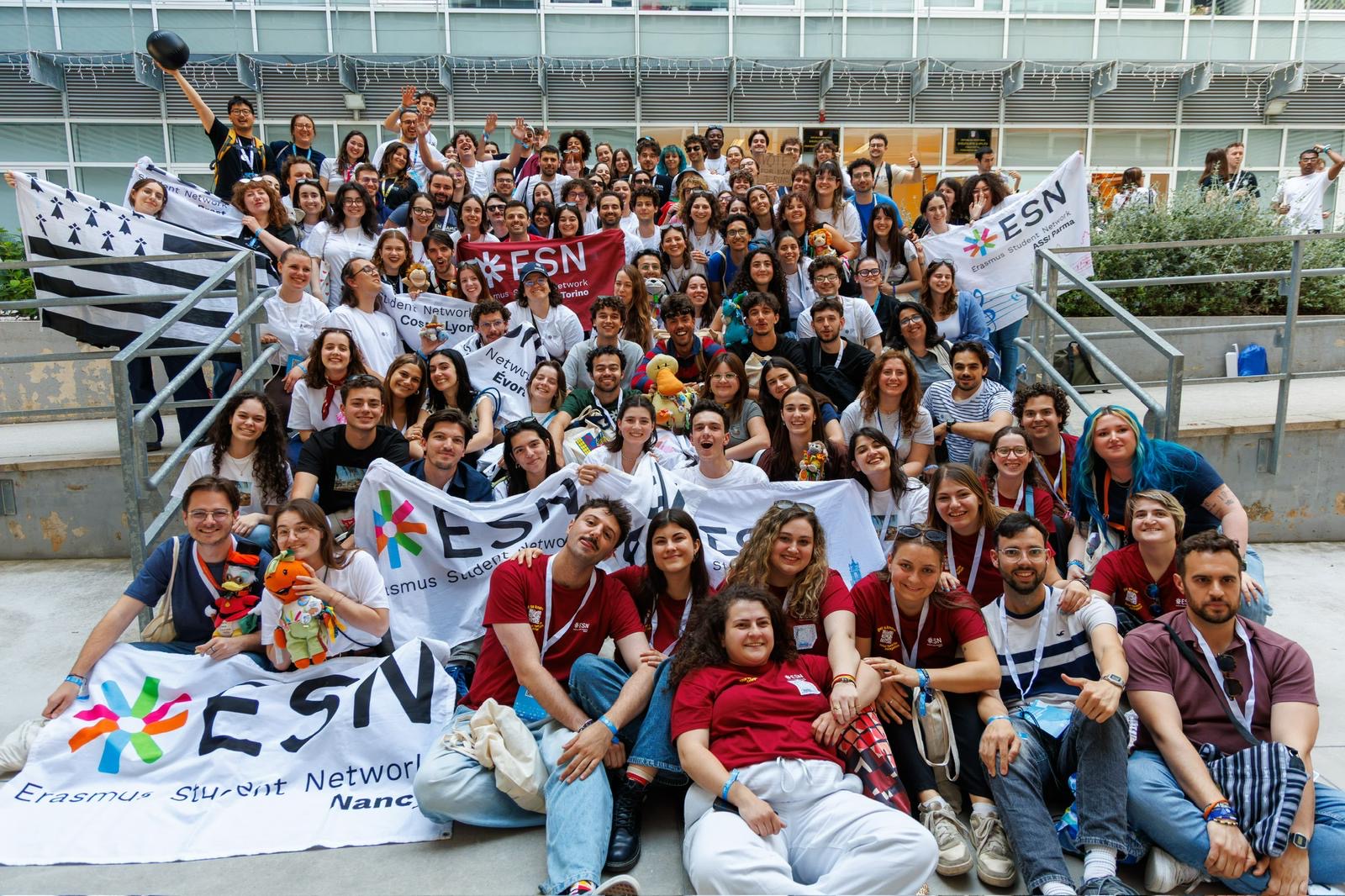 Miembros de ESN en la E+ Generation meeting