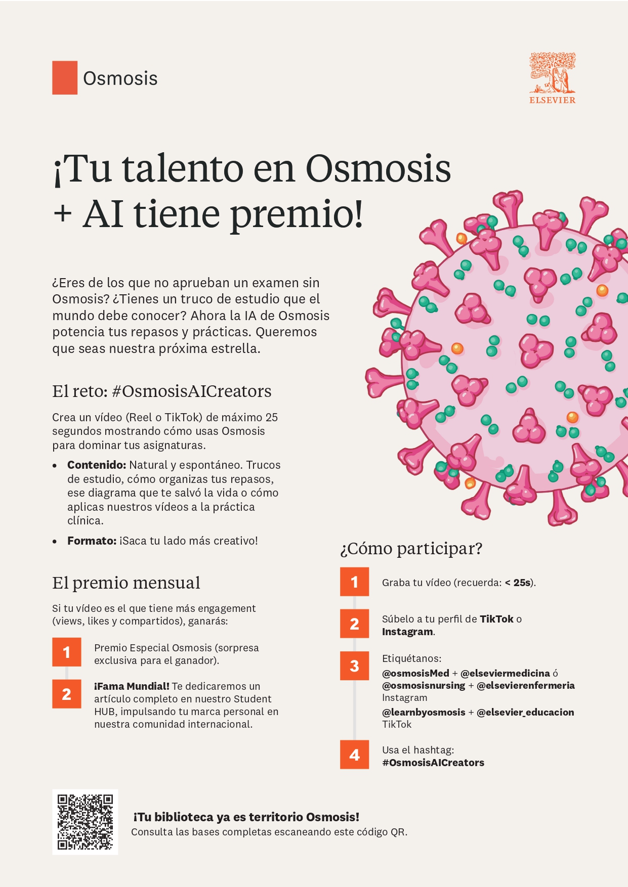 Novedades Osmosis: Guía IA y concurso redes sociales