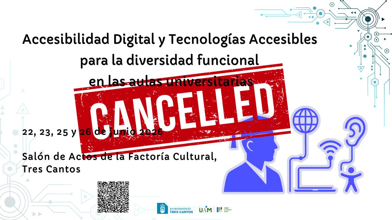 Noticia Curso Accesibilidad Digital y Tecnologías Accesibles  para la diversidad funcional  en las aulas universitarias