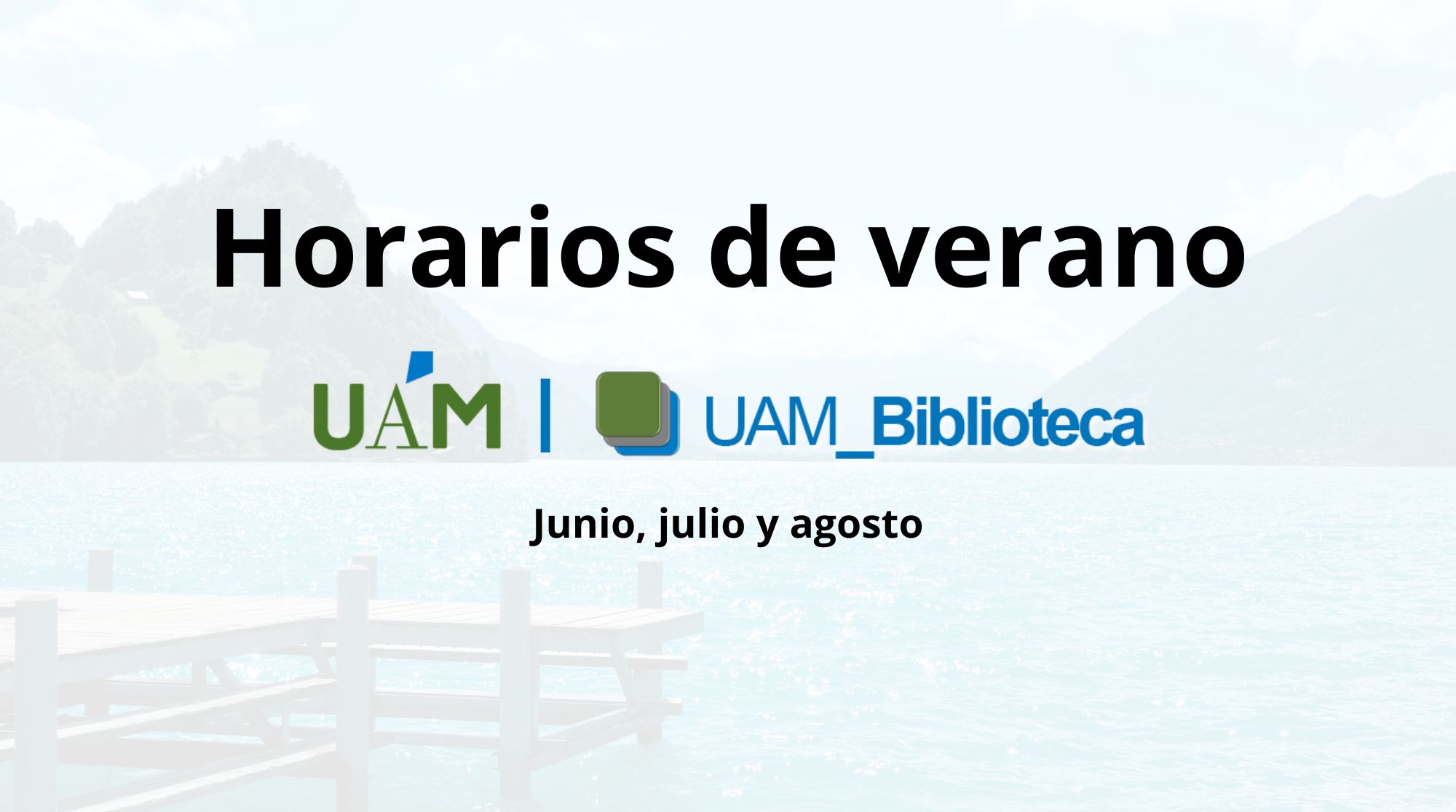 Horarios verano 2026