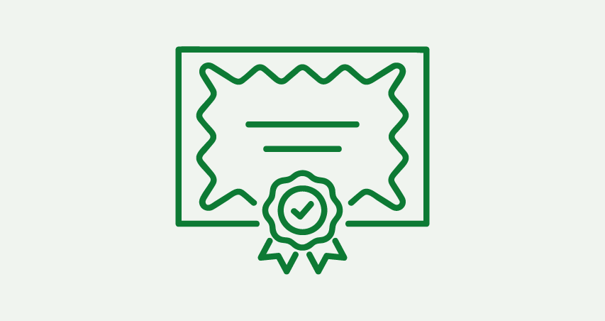 icono de un diploma