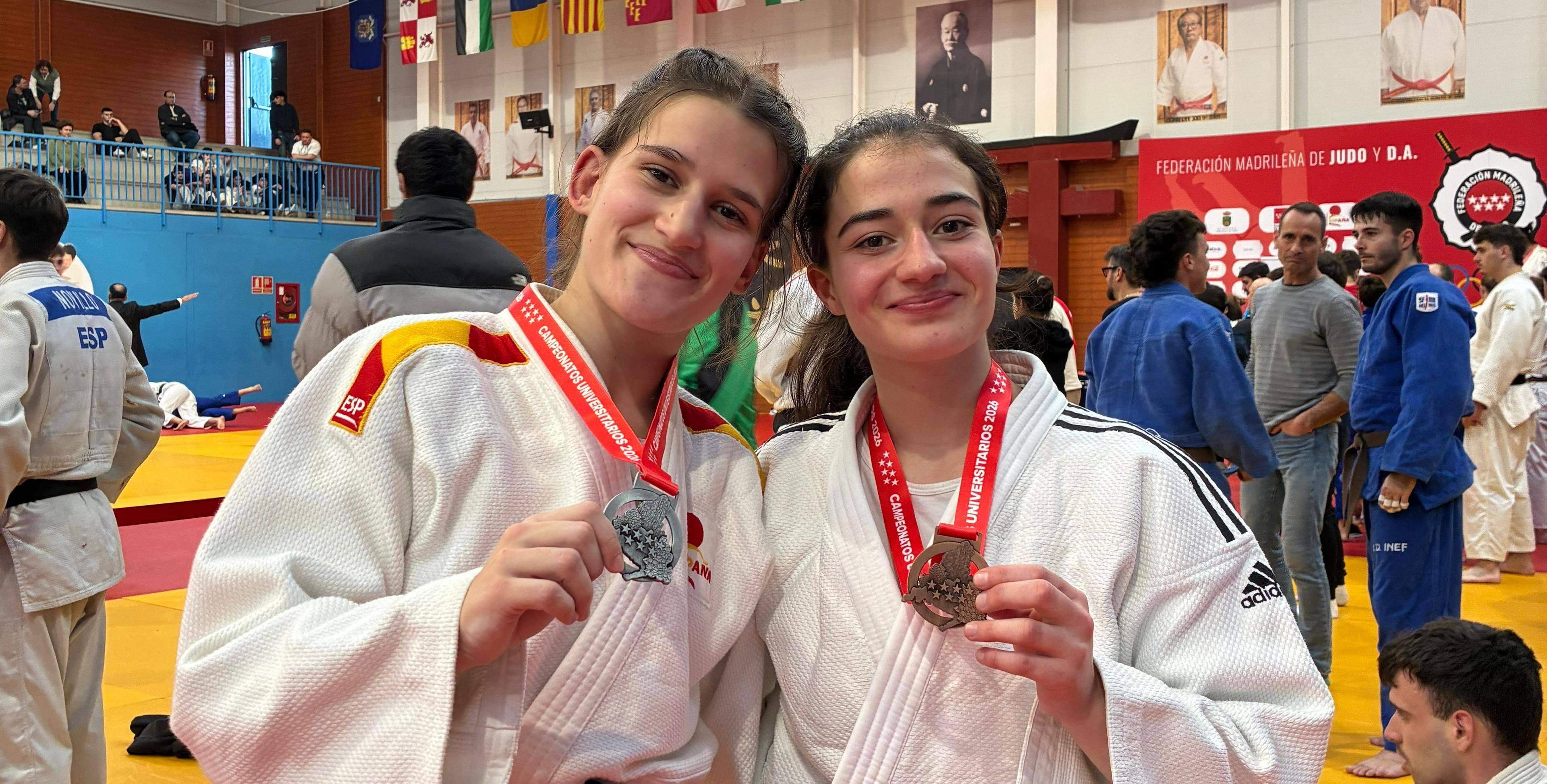 Foto de medallistas de la UAM en CUM de Judo