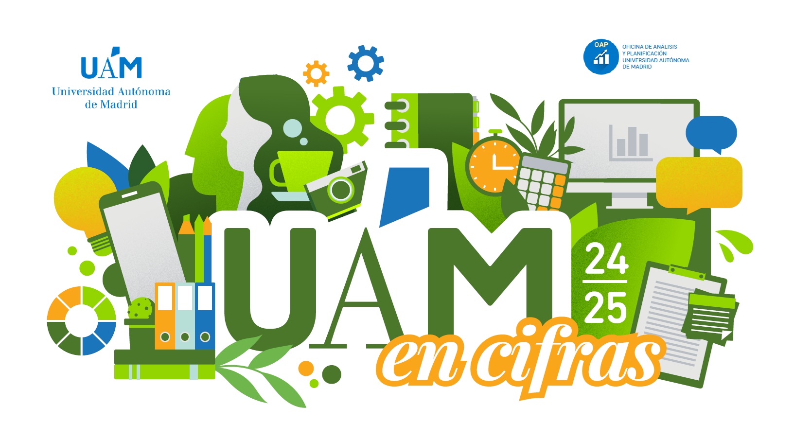 Portada del anuario UAM en Cifras 2024-2025