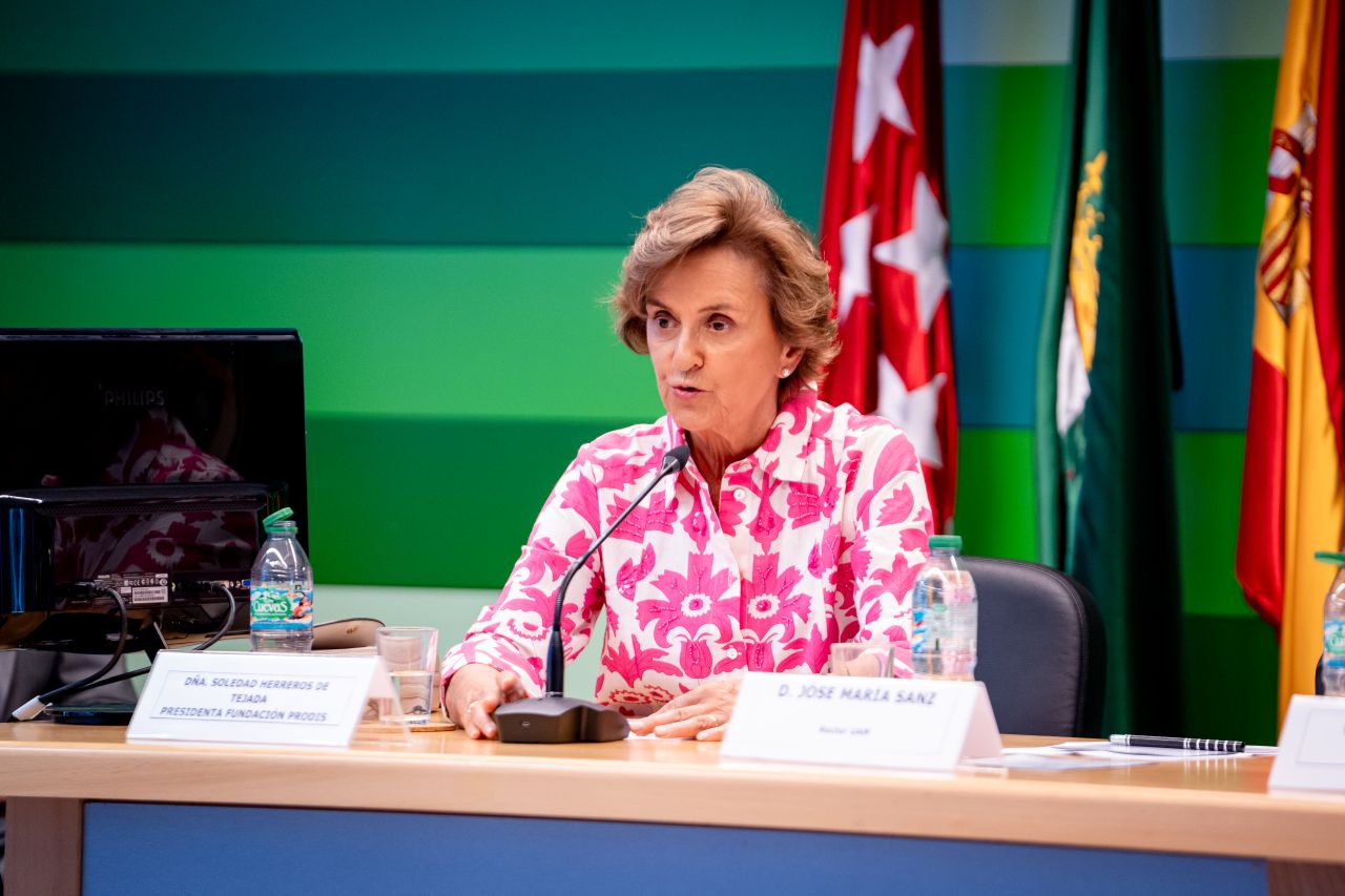 La presidenta de la Fundación Prodis, Soledad Herreros de Tejada.