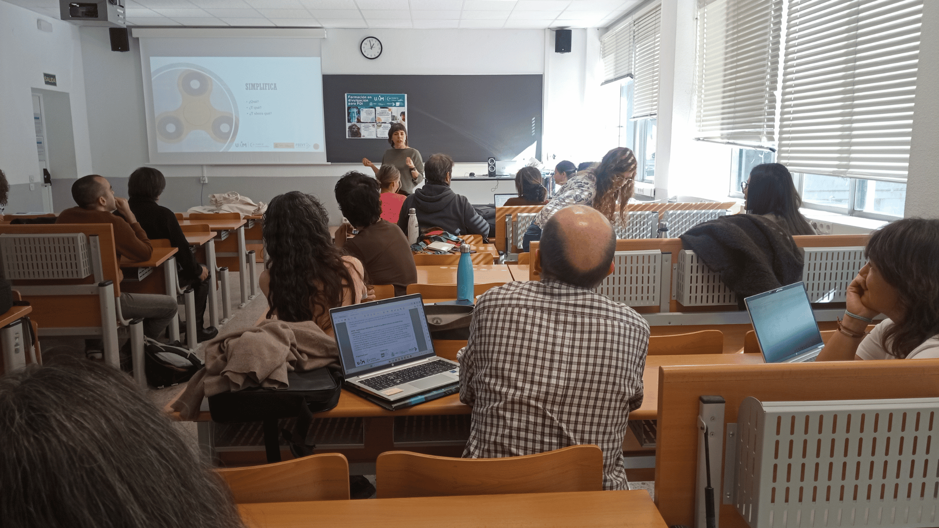 Sesión presencial del curso