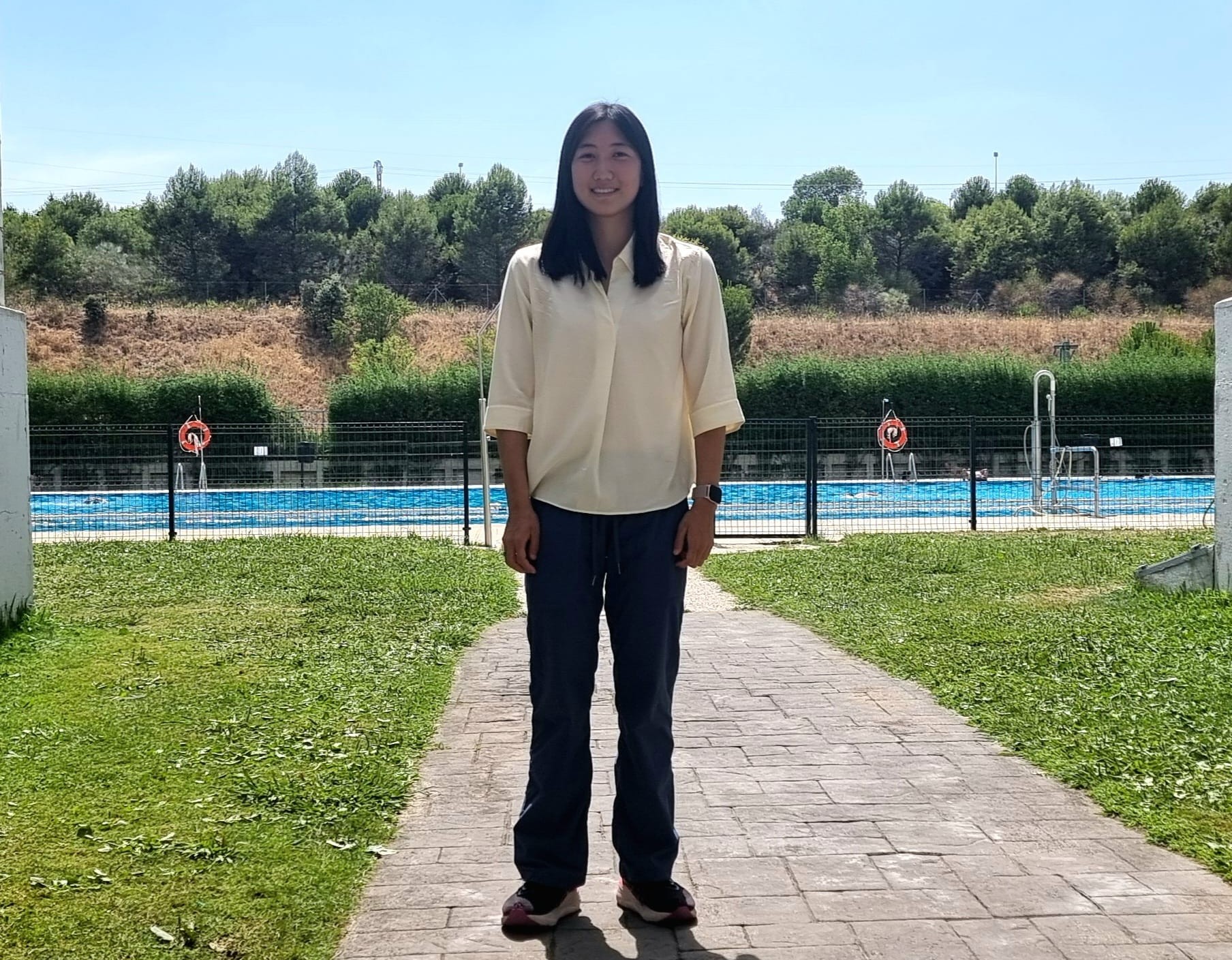 Chloe Xu: nadadora e investigadora en la UAM