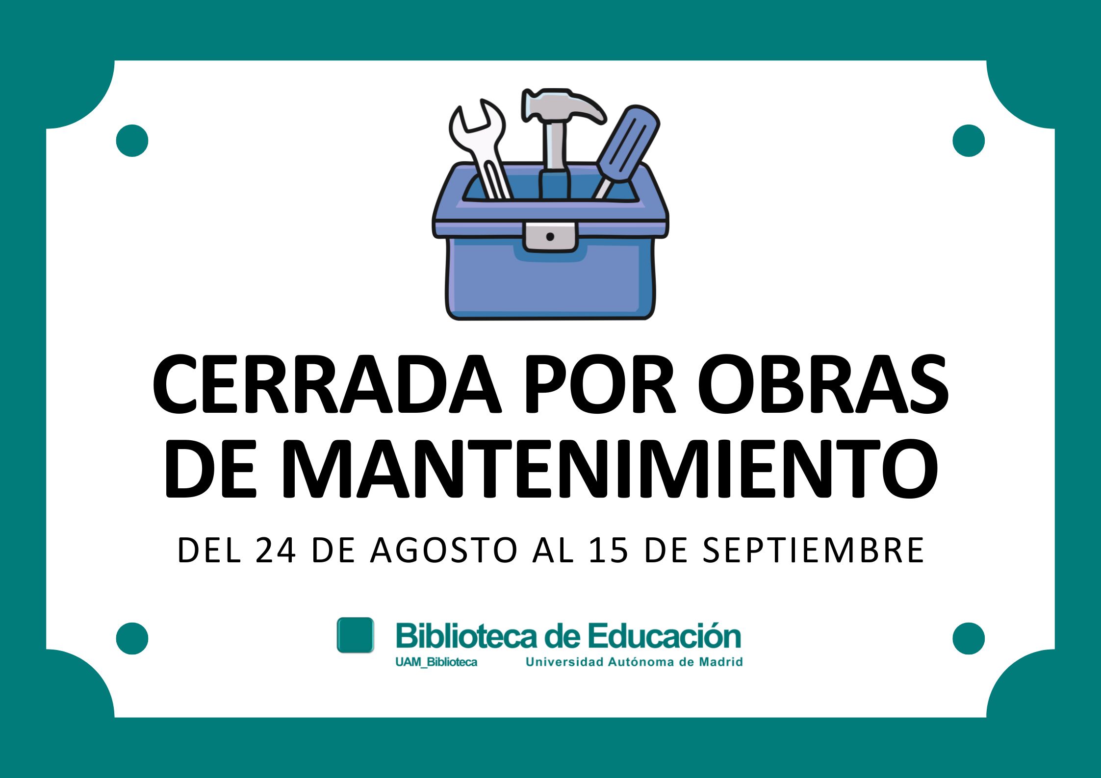 Imagen cerrada por obras