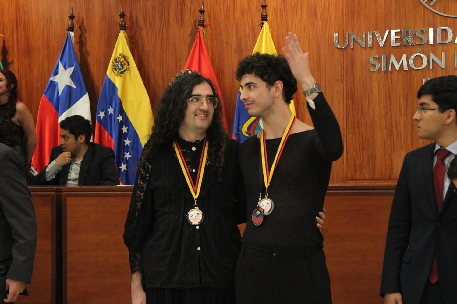 Pedro y Andreu en la premiación