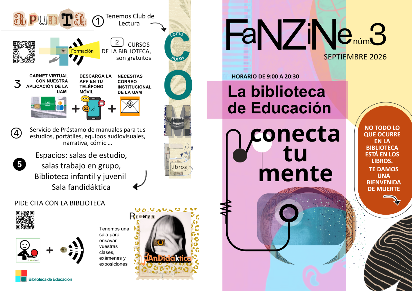 Fanzine número 3 de bienvenida nuevos estudiantes