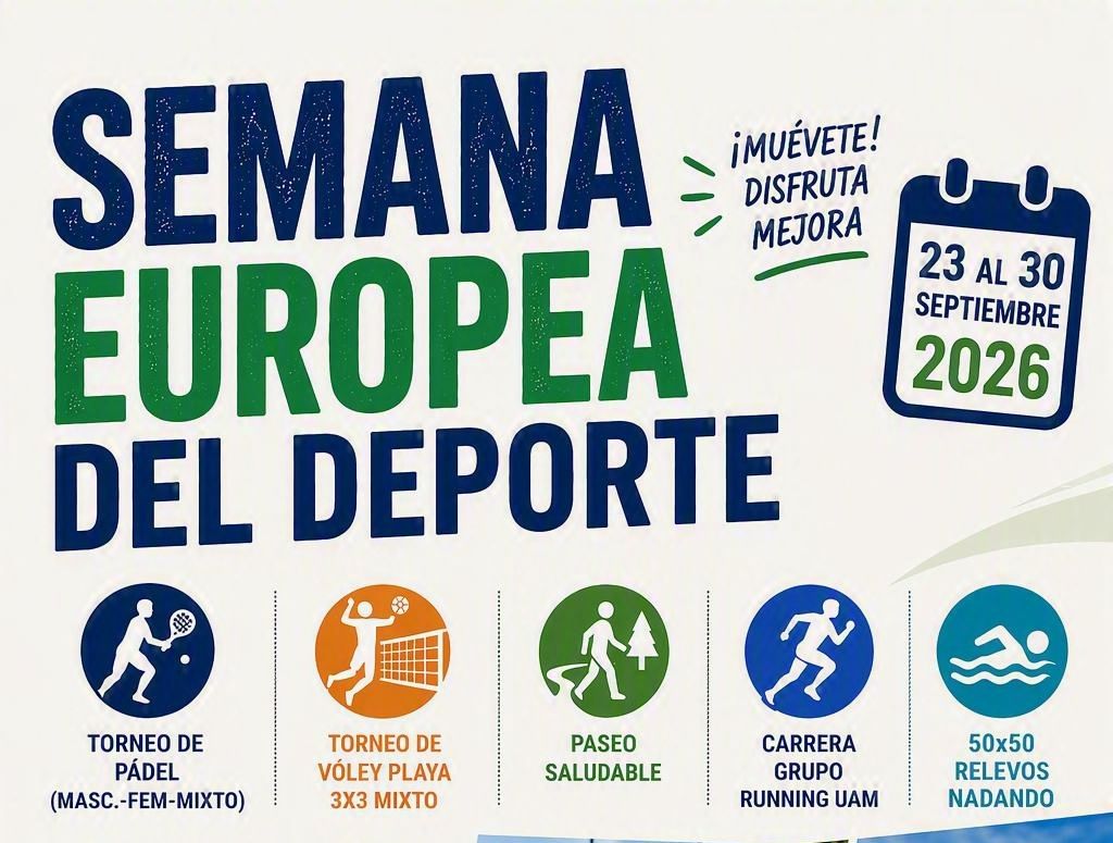 Cartel semana europea del deporte 2026