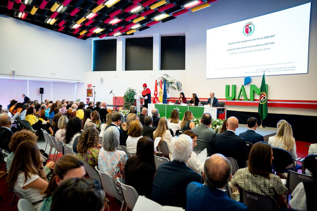 Solemne Acto de Apertura del Curso Académico 2026-2027 de las universidades de Madrid. / UAM