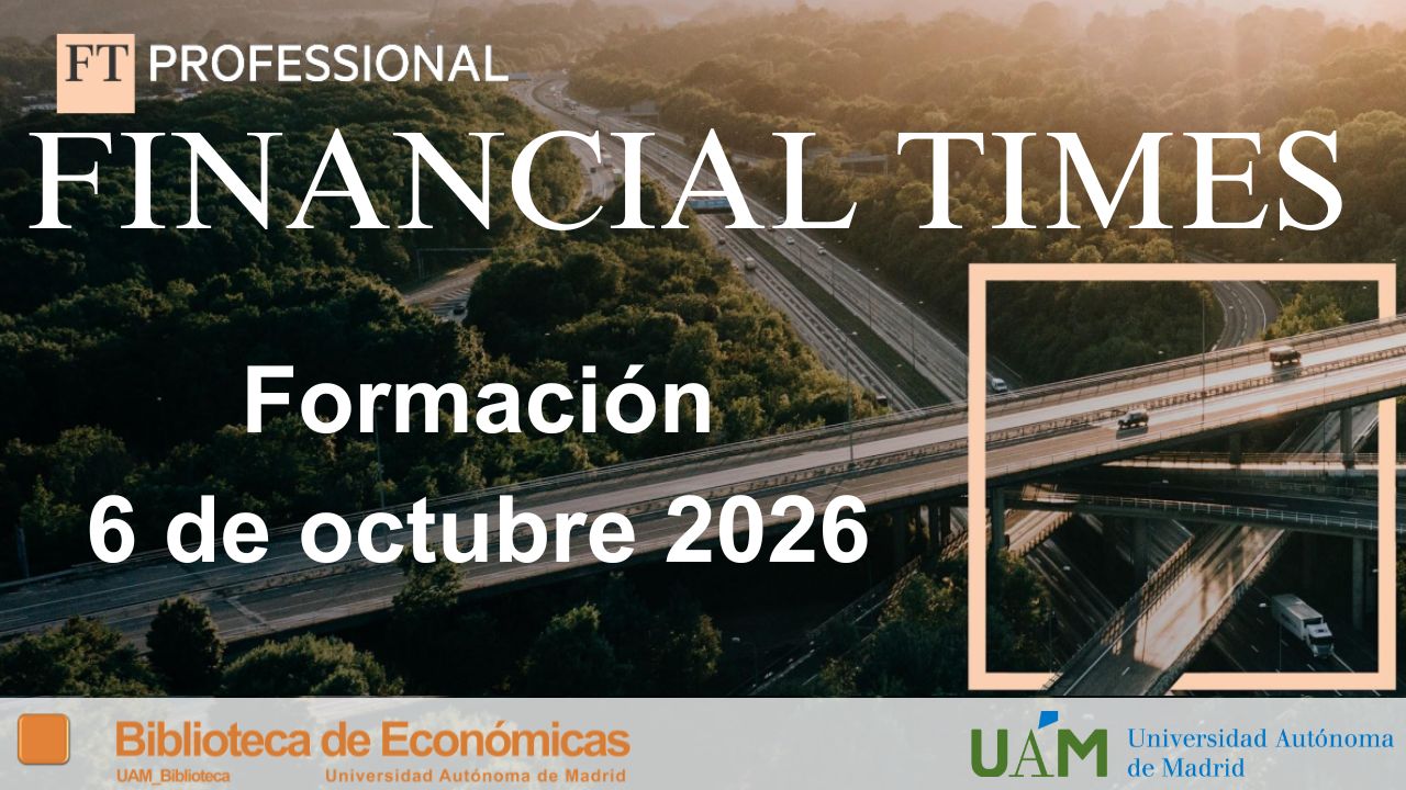 Cartel publicitando formación de The Financial Times Professional