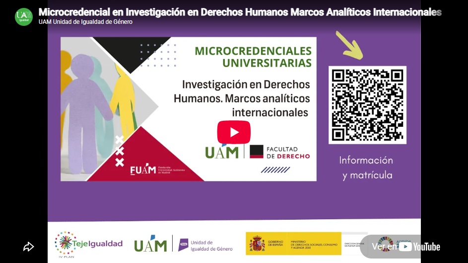 Microcredencial en Investigación en Derechos Humanos Marcos Analíticos Internacionales