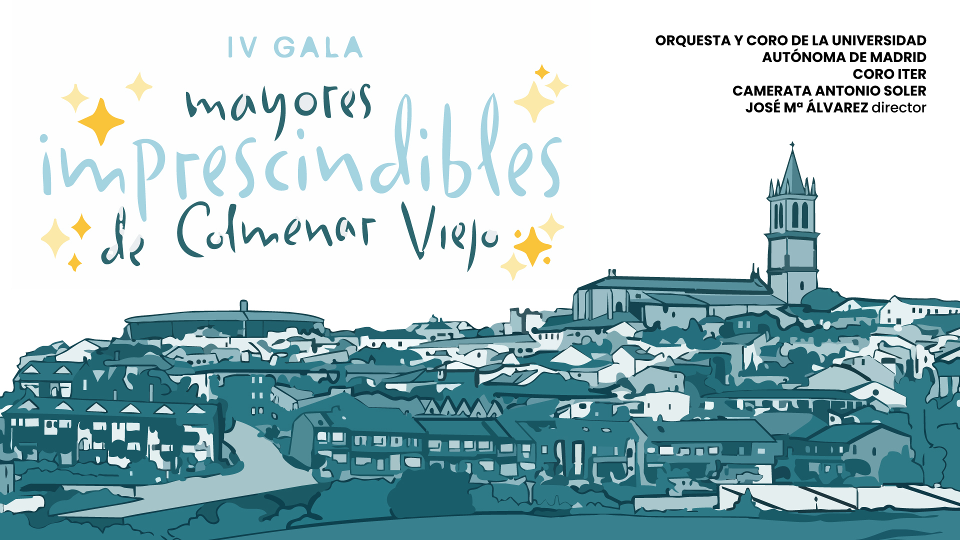 Cartel del Concierto IV Gala Mayores Imprescindibles de Colmenar Viejo
