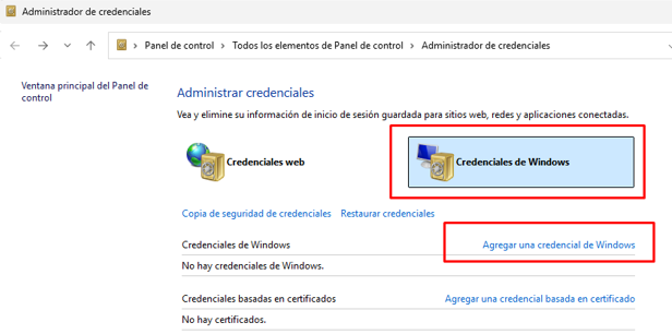 pantalla de  windows