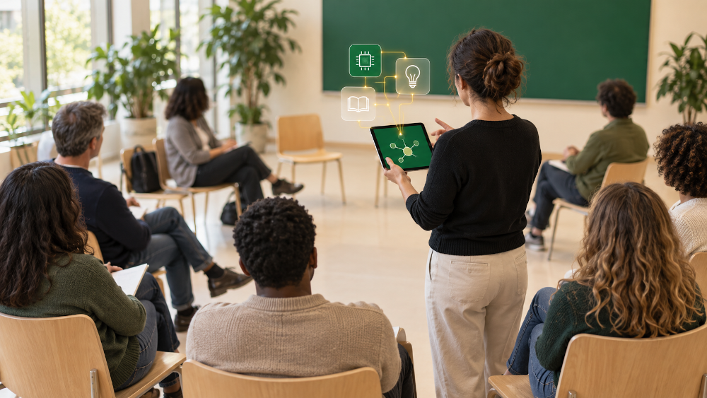 personas en un aula
