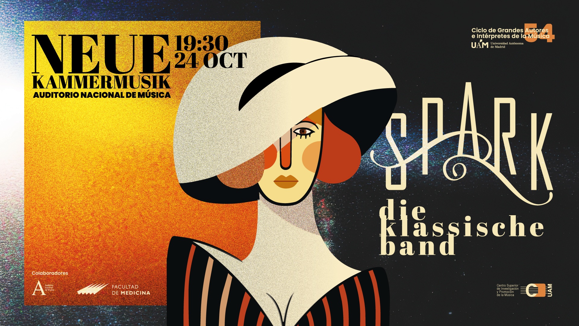 Cartel del concierto de Spark