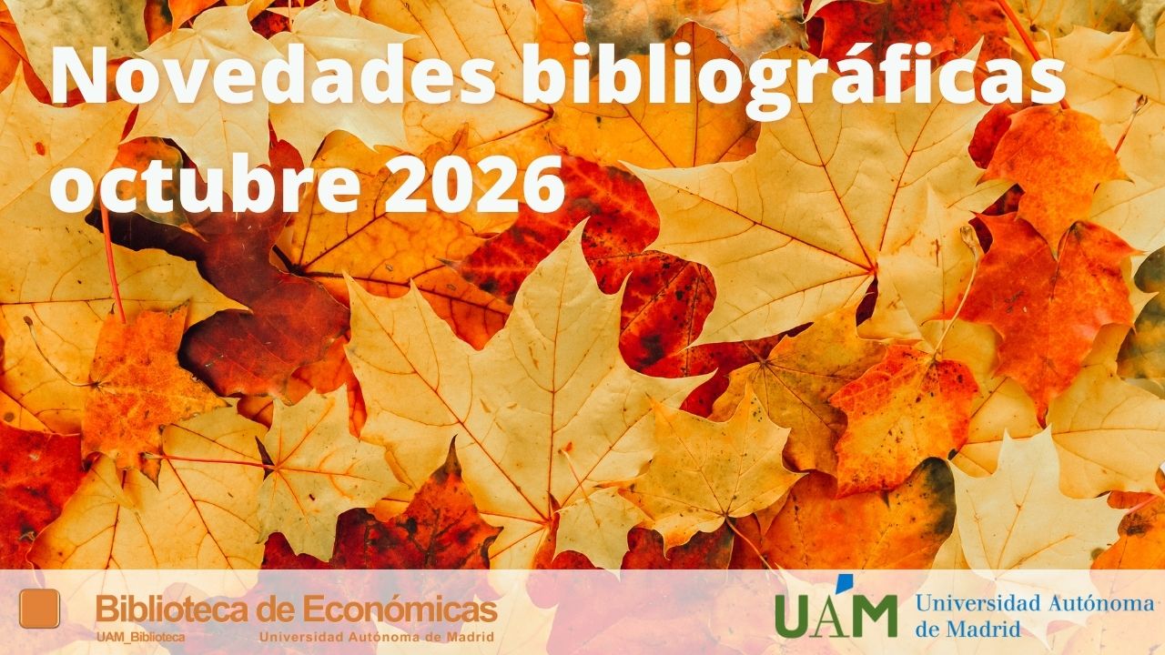 Cartel publicitando las novedades bibliográficas de octubre 2026